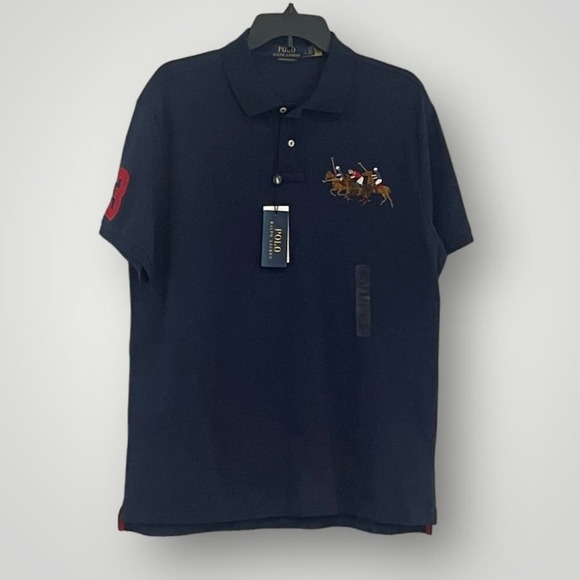 Polo Ralph Lauren Triple Pony Men's Polo Shirt Large - Picture 6 of 6